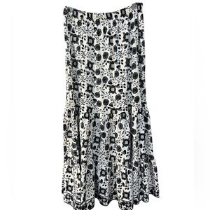 NWT Max Studio Tiered Floral Maxi Skirt